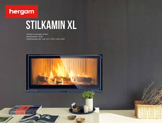 STilkAmin 系列 大观火面嵌入式燃木壁炉